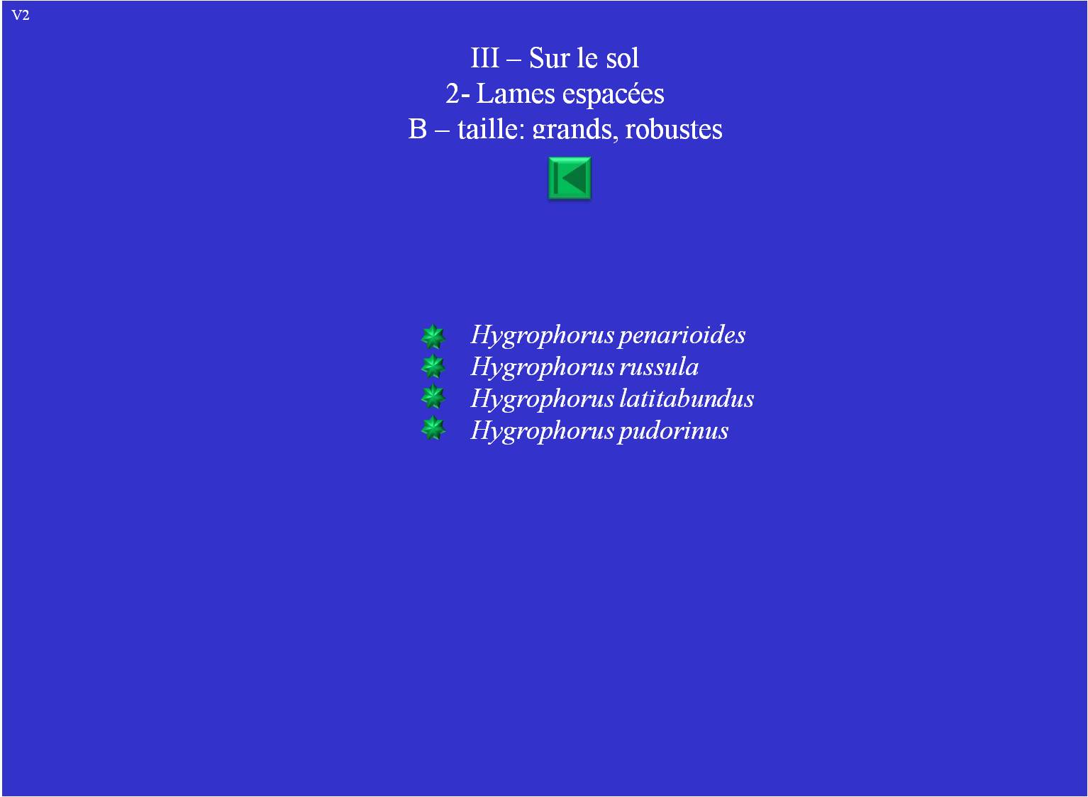 Grands hygrophores - Liste III-2-b